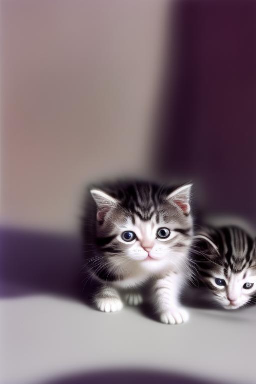 kitten playing val